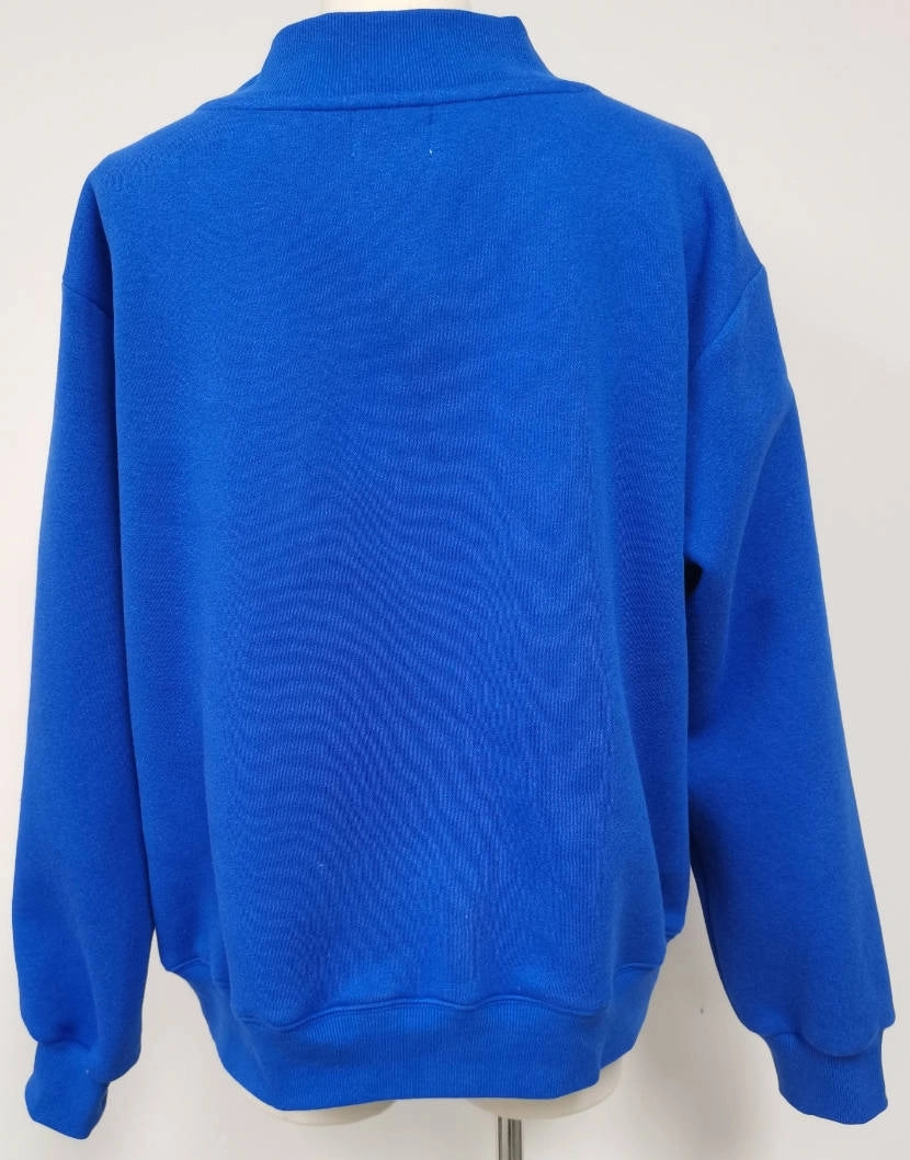 nelly mock neck sweatshirt