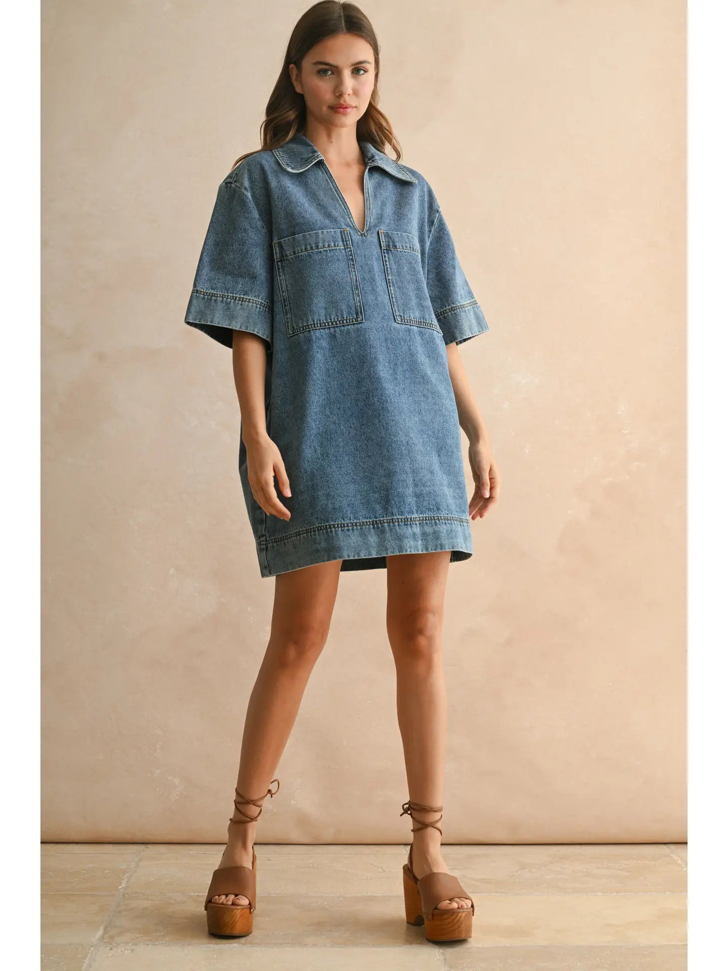 margo denim dress