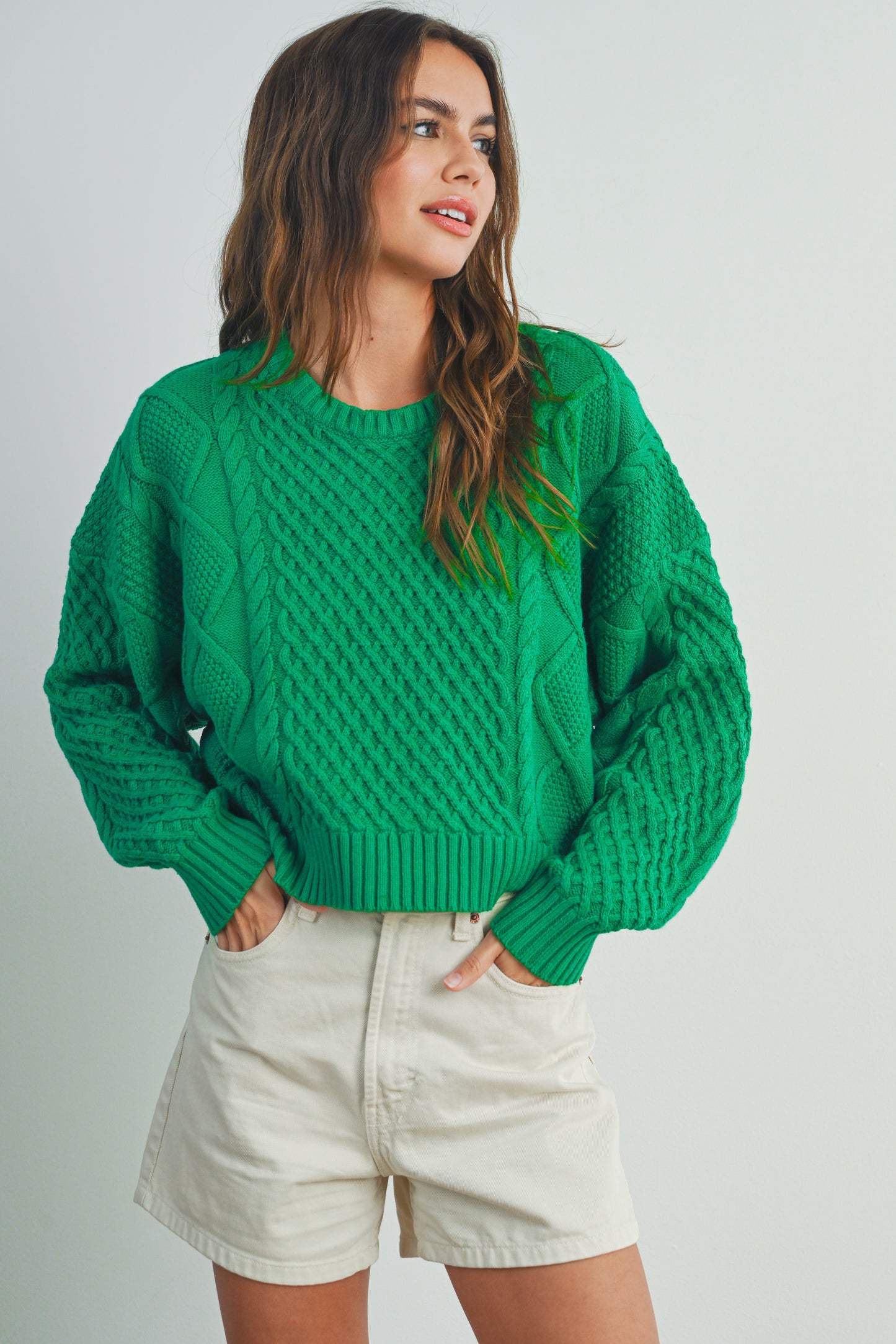 ivy crewneck sweater