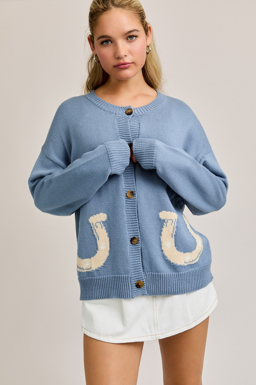 horseshoe cardigan
