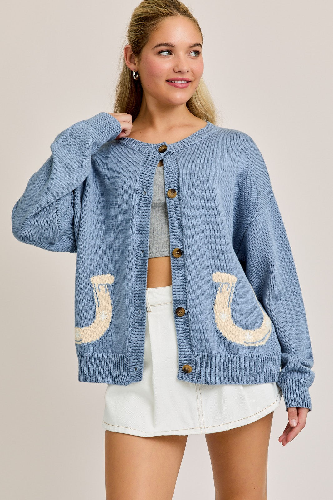 horseshoe cardigan