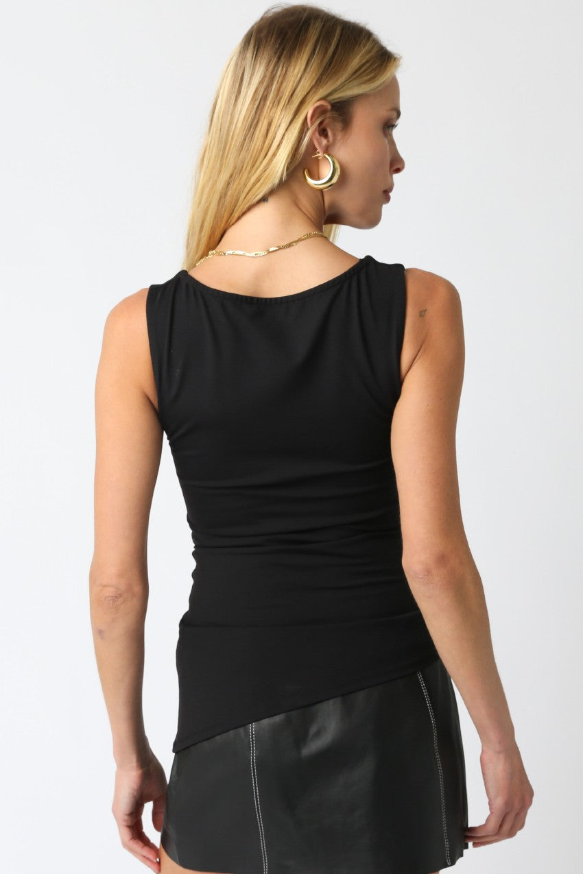 cleo black tank