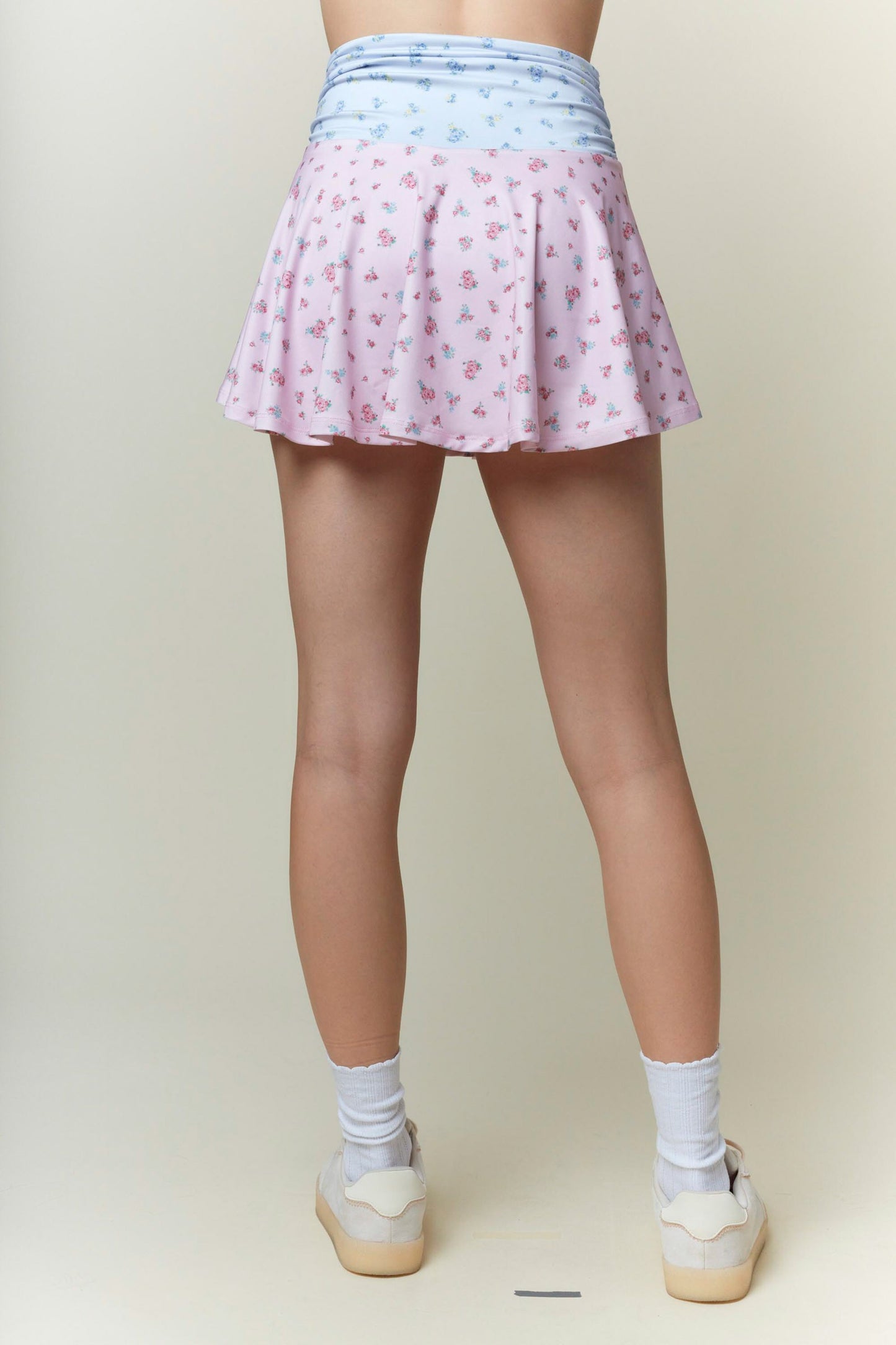 elouise floral mini skirt