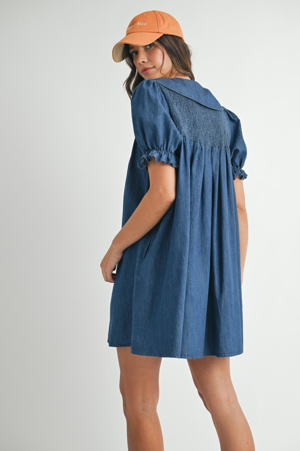 adley denim dress