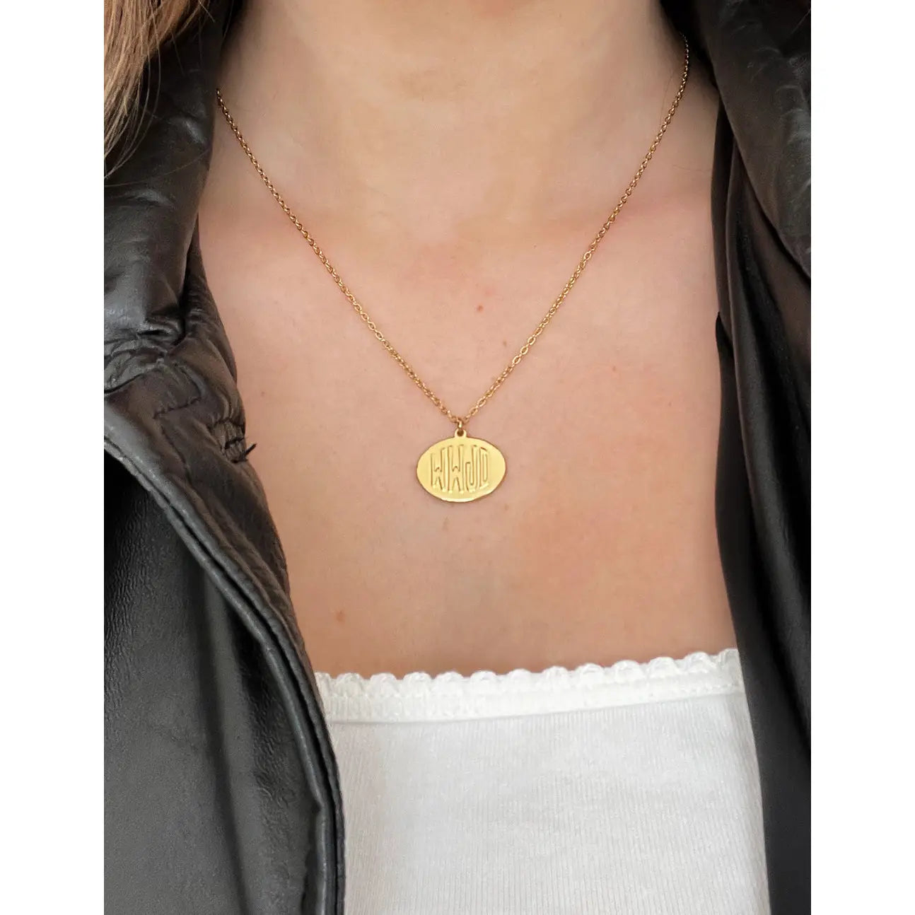 gold wwjd necklace