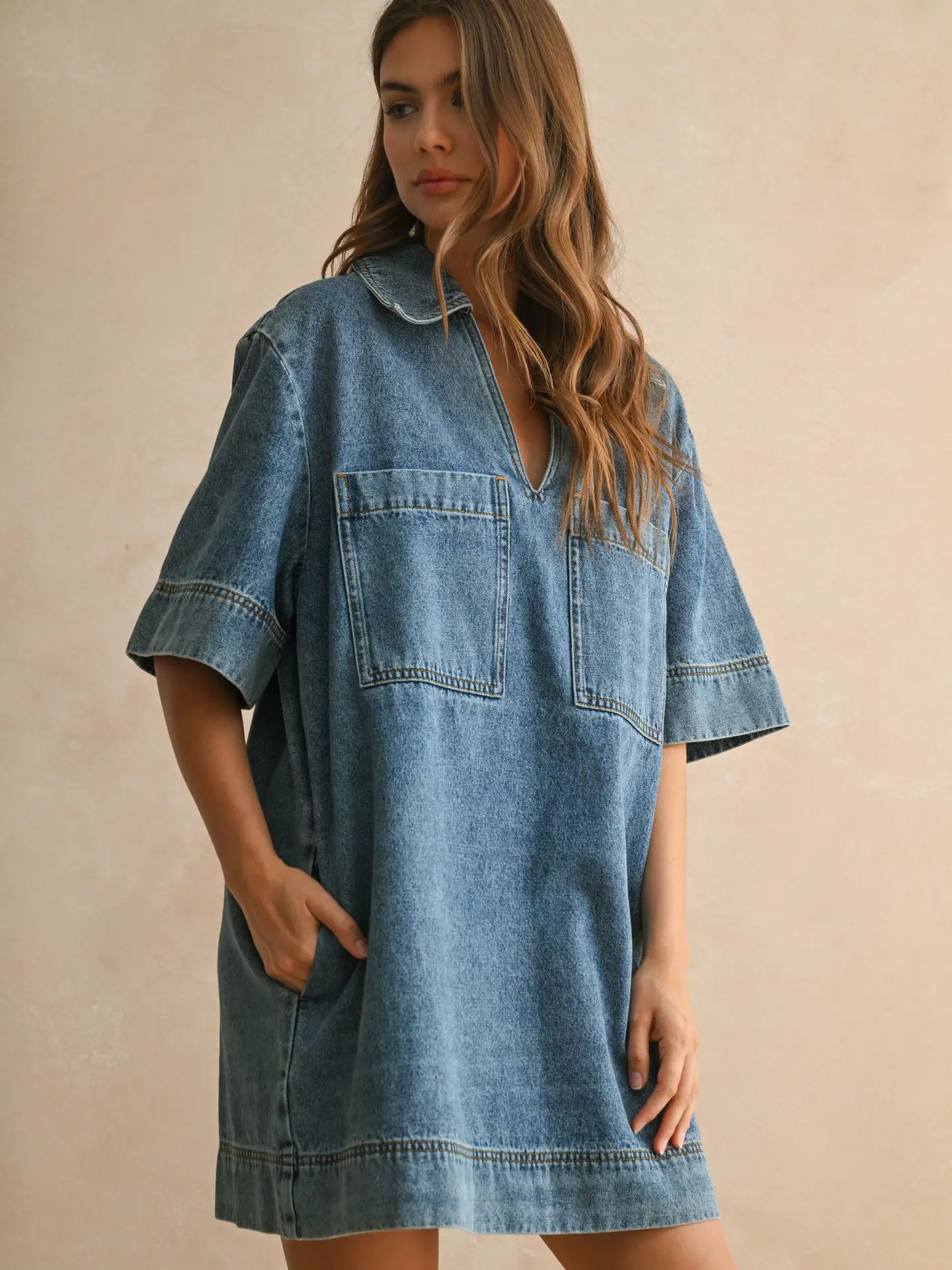 margo denim dress