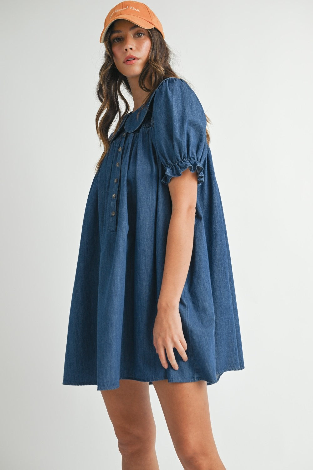 adley denim dress