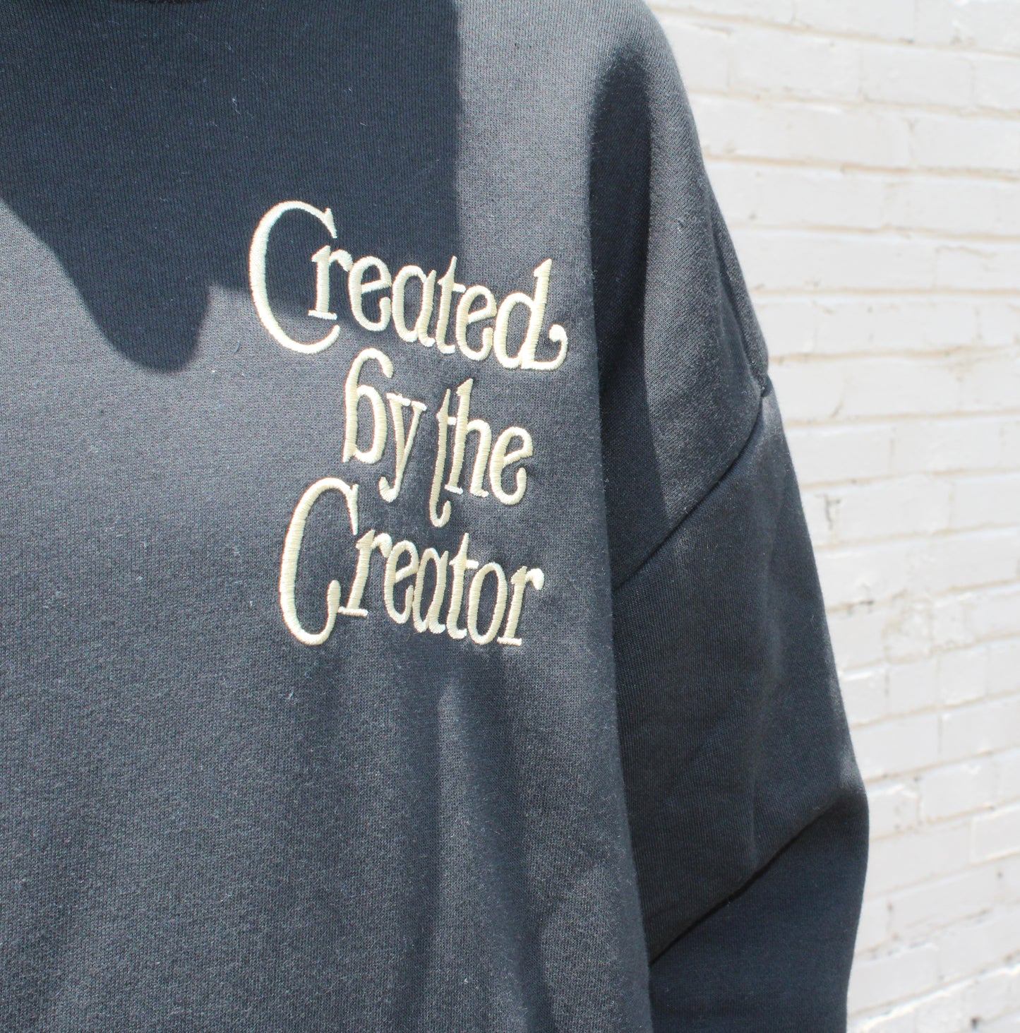 created by the creator hoodie