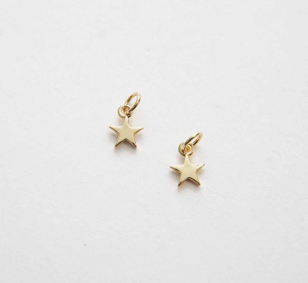 mini gold star charm