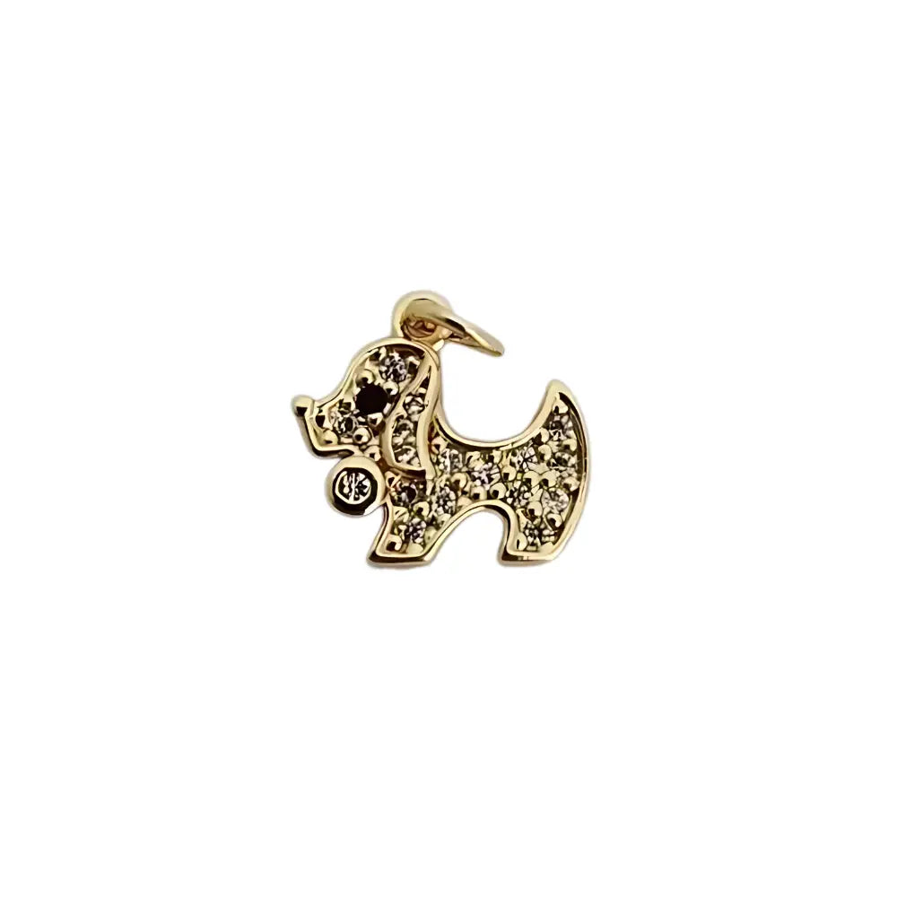 diamond puppy charm