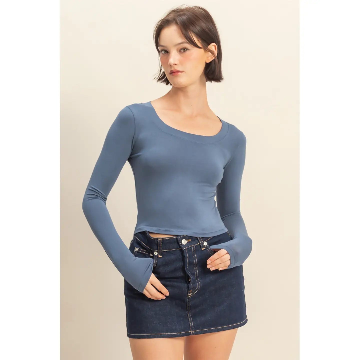 norah long sleeve top