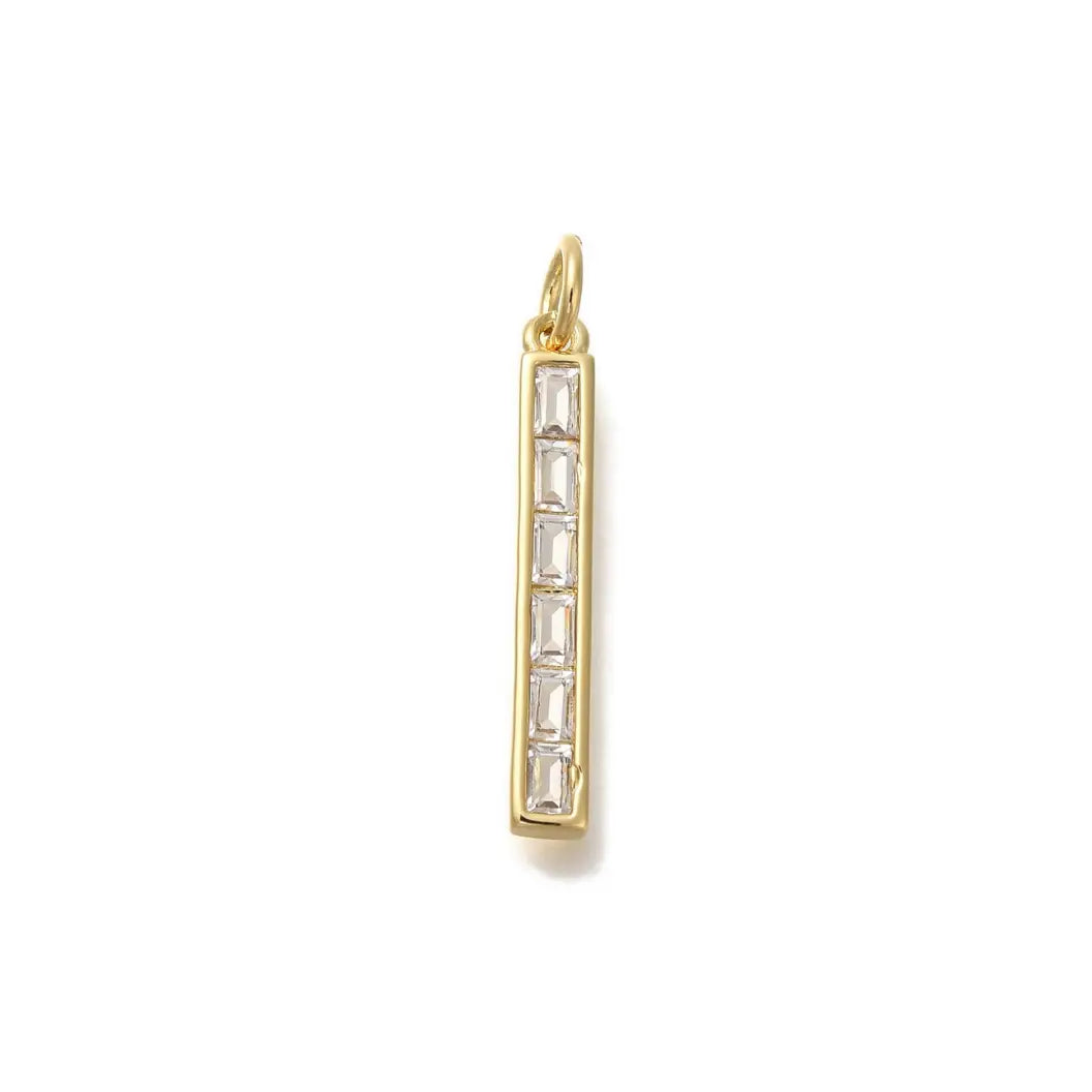 crystal bar charm