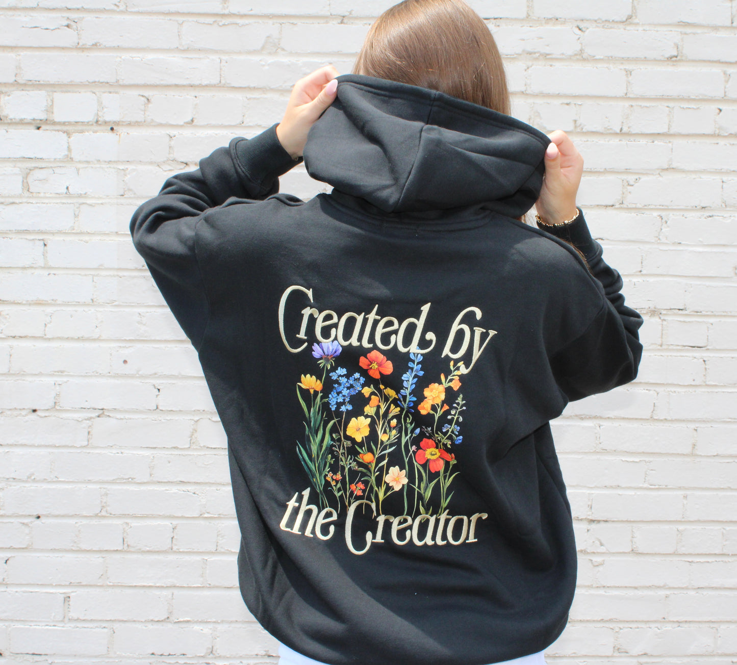 created by the creator hoodie