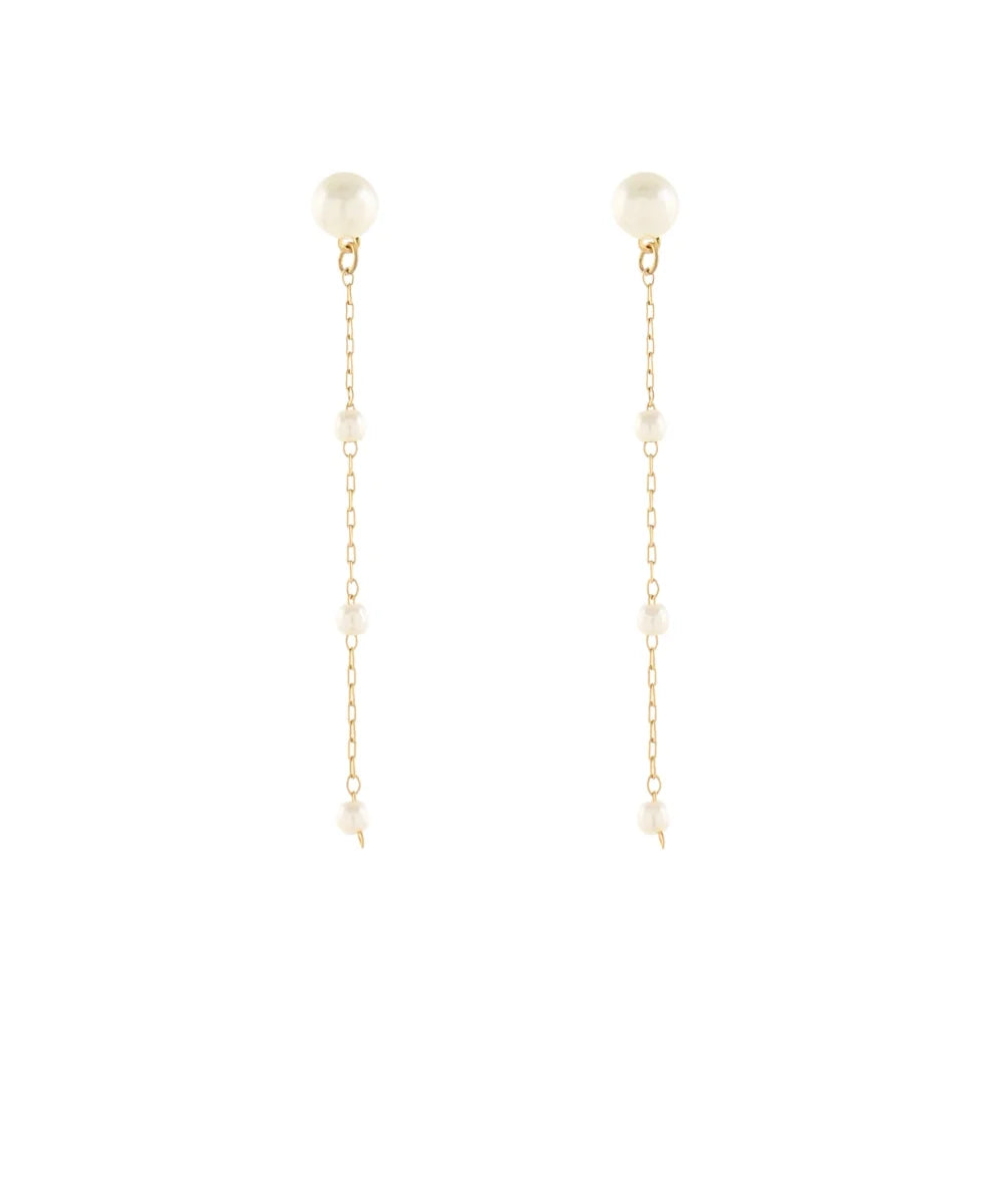 pearl duster earring