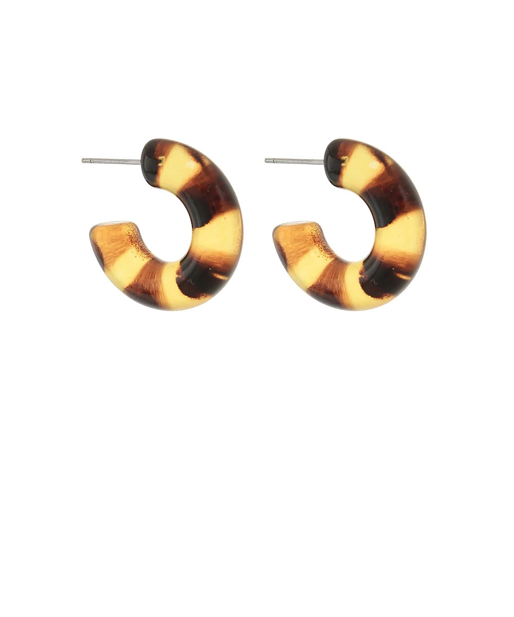 tortoise shell hoops