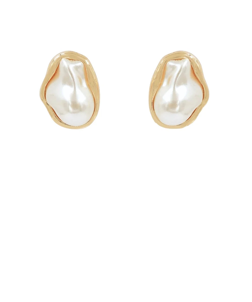 baroque pearl earrings