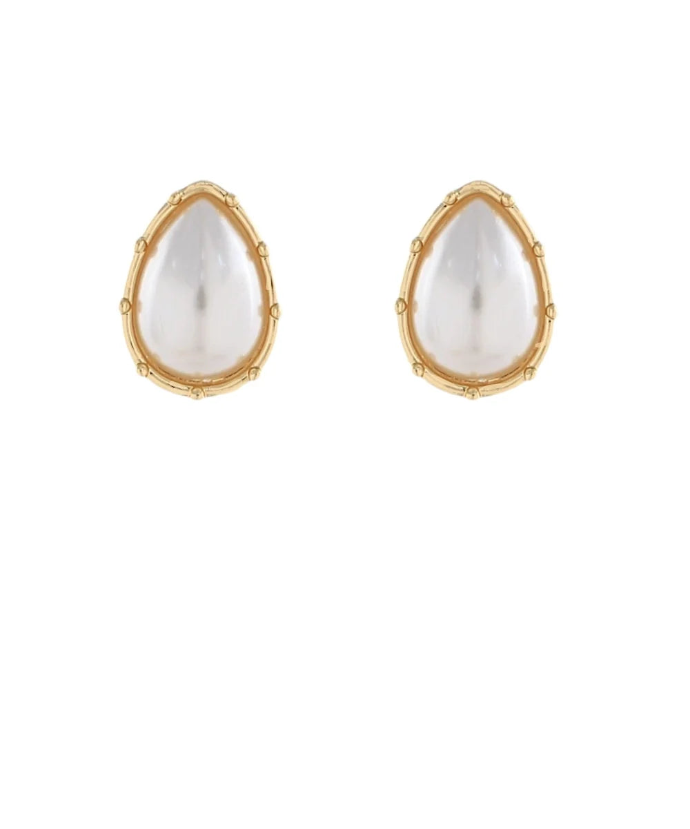 teardrop pearl earrings