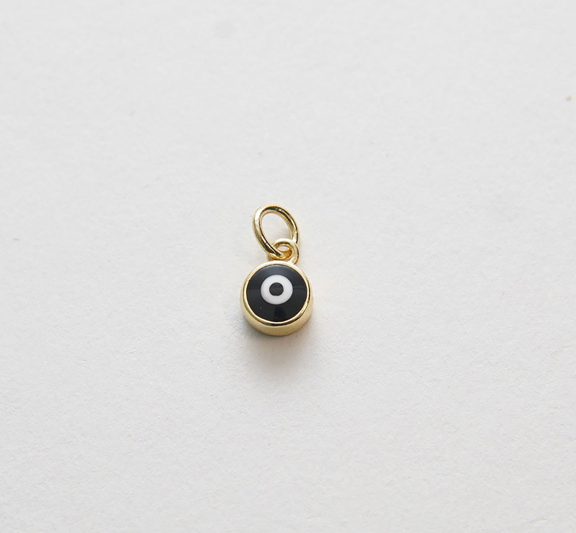 mini evil eye charm