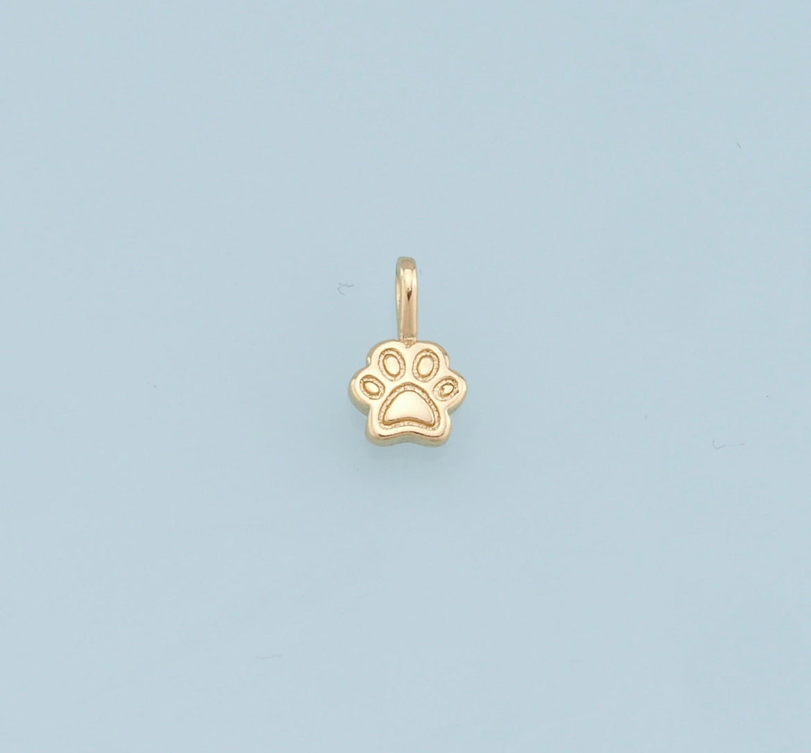 mini paw charm