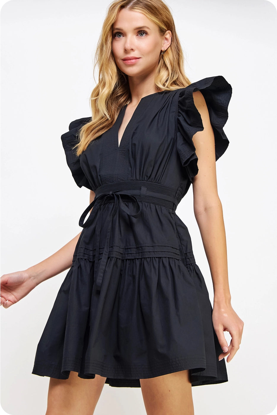 trish peplum dress