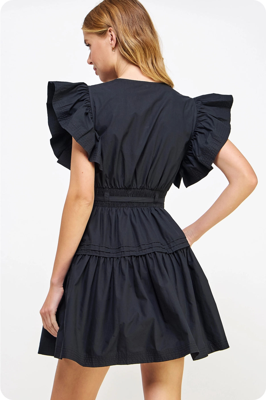 trish peplum dress