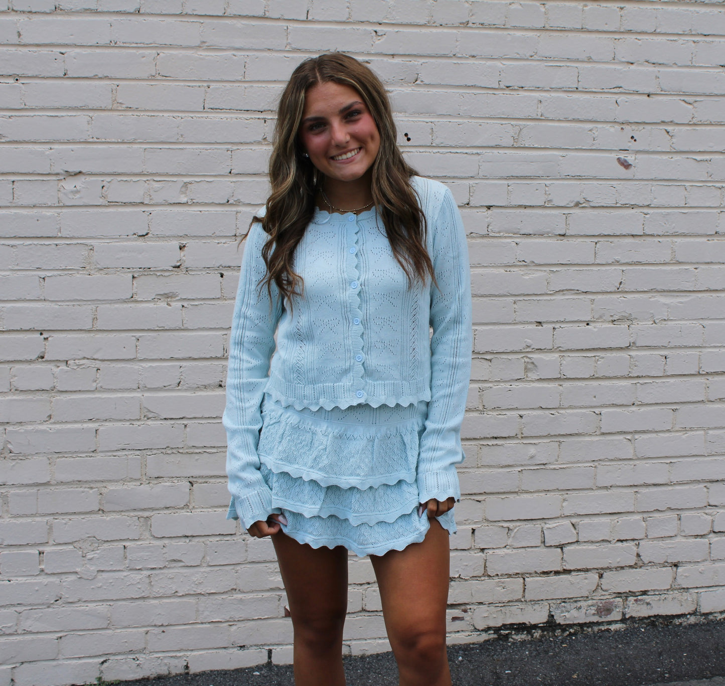 bow ruffle set