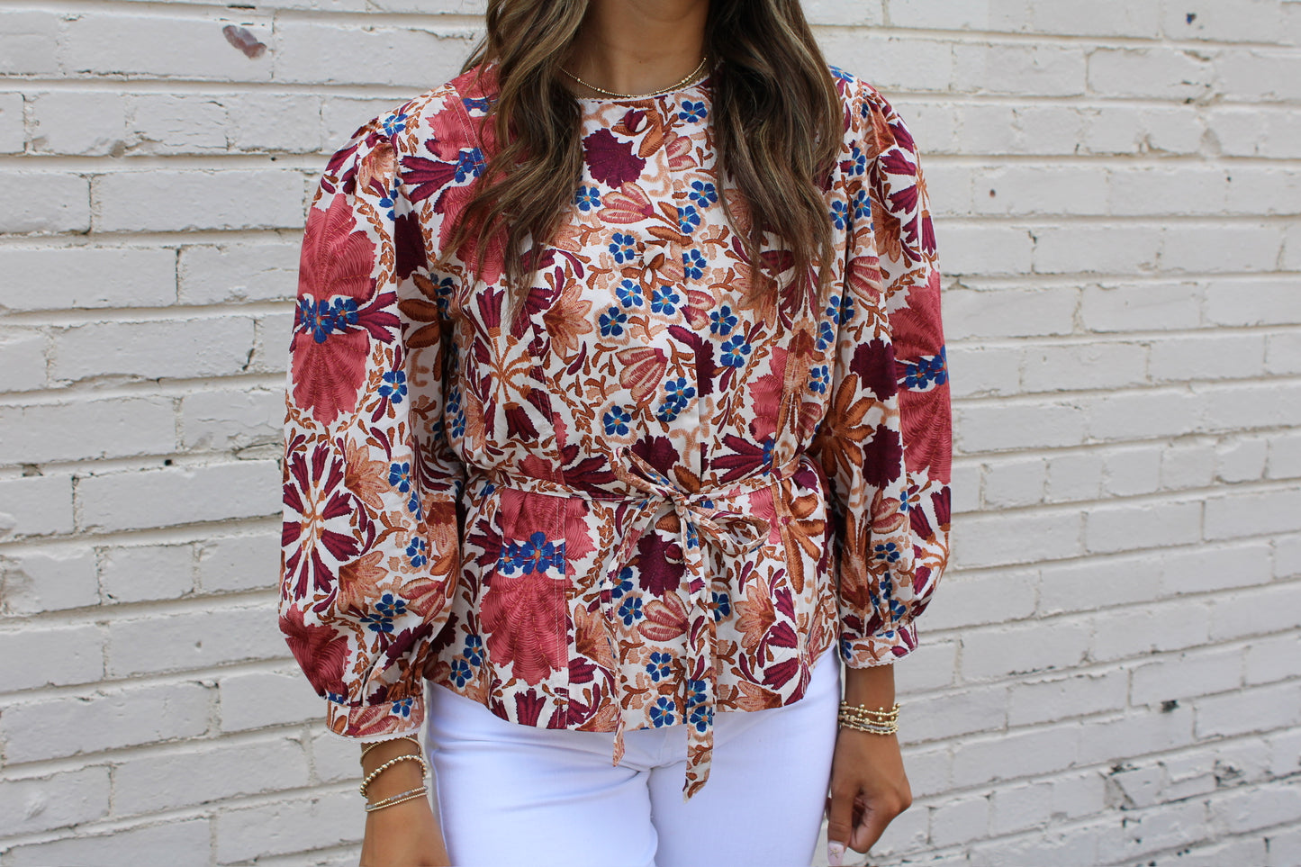 iris floral top