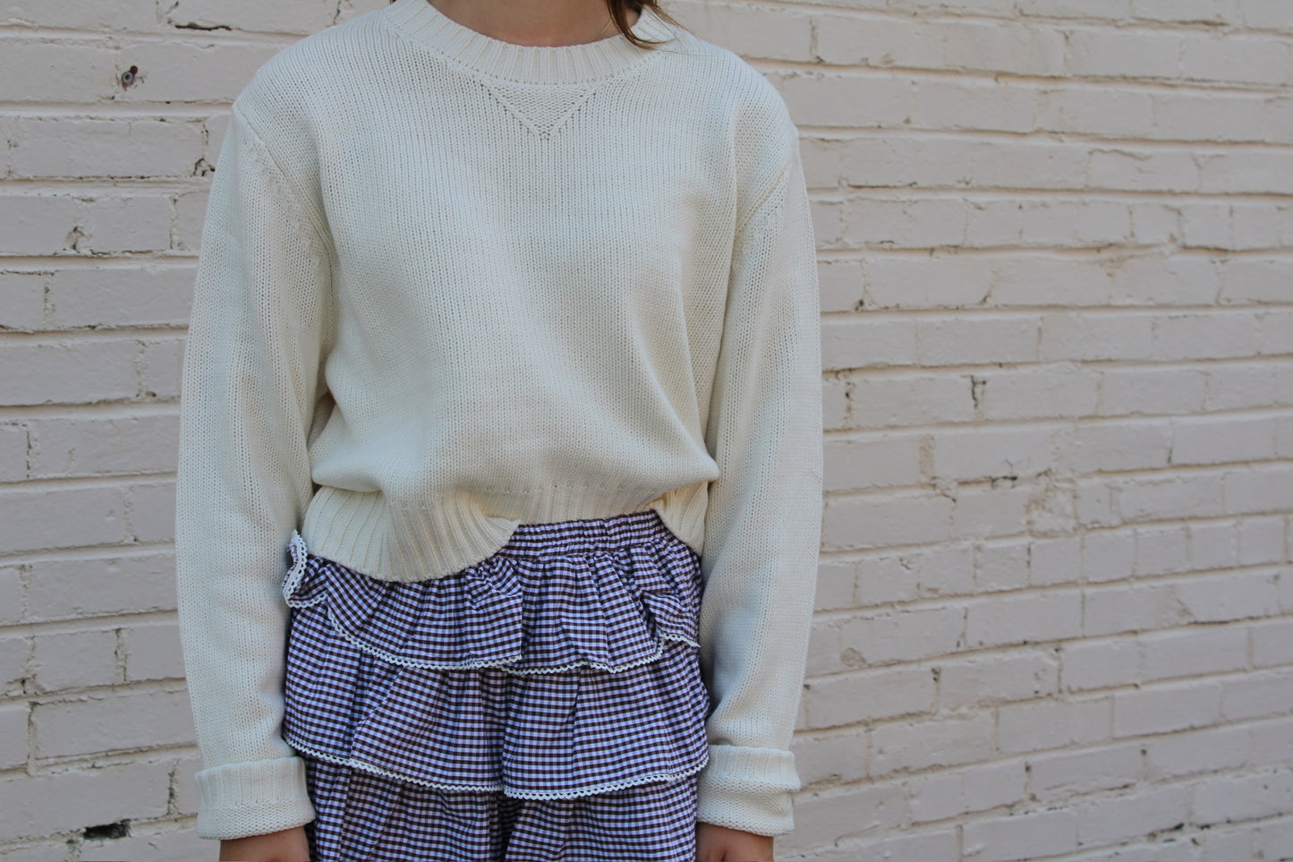 elise ruffle shorts