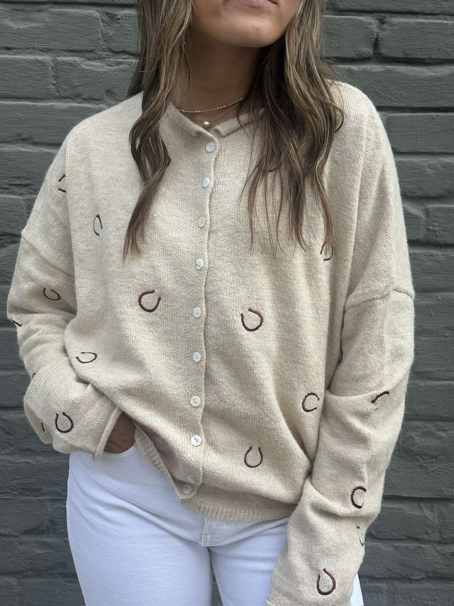 piper cardi- horseshoe