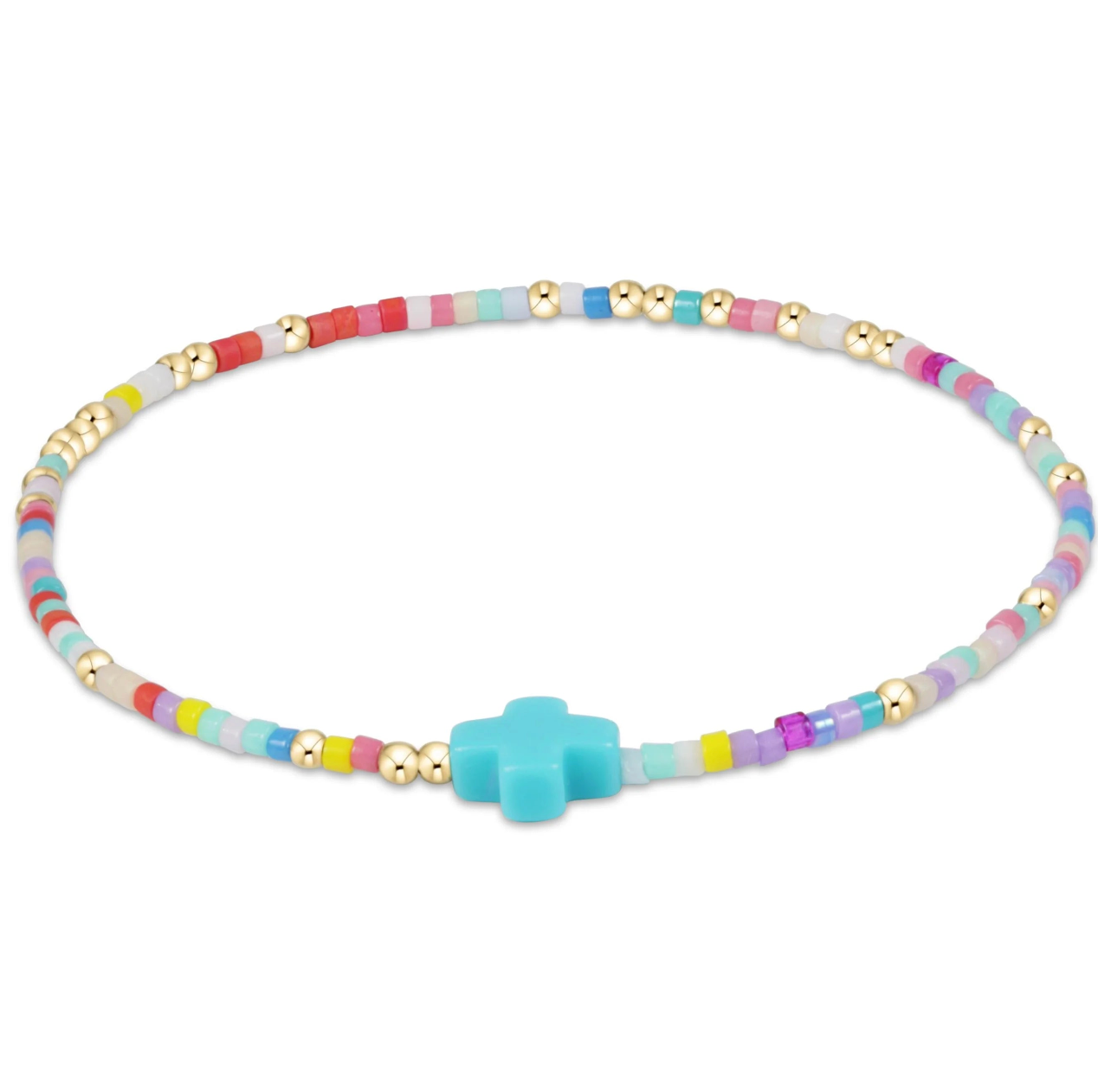 hope unwritten signature cross bracelet- hot mess