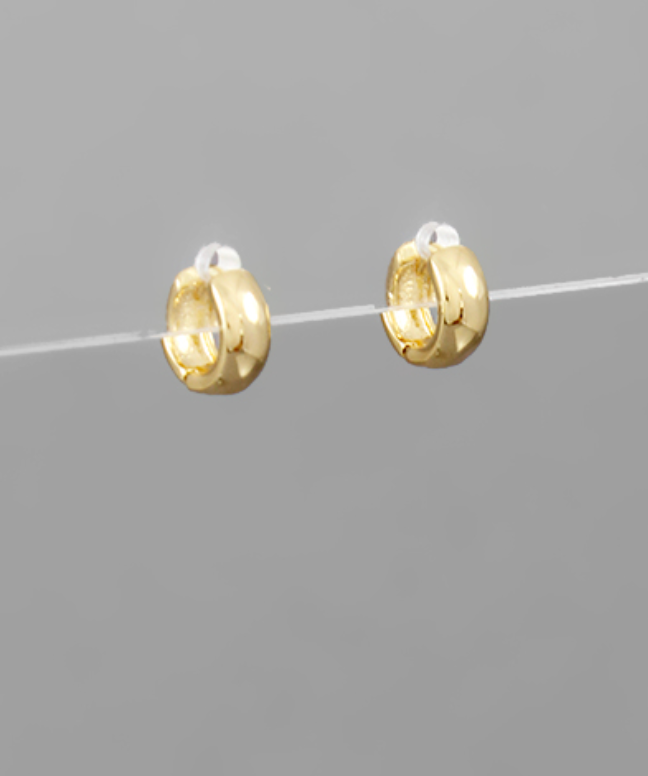9mm huggie hoops