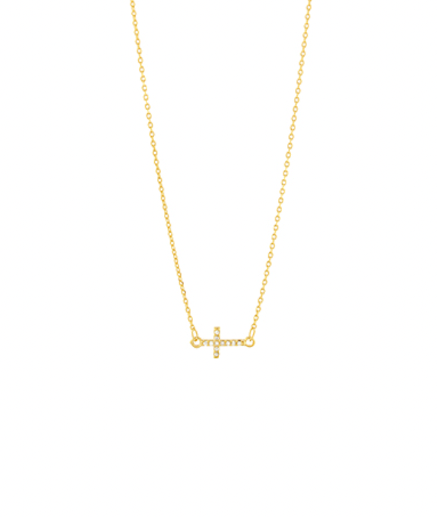 diamond cross necklace