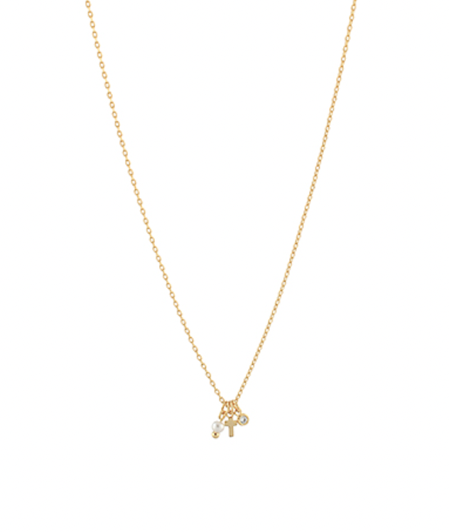 cross charm necklace