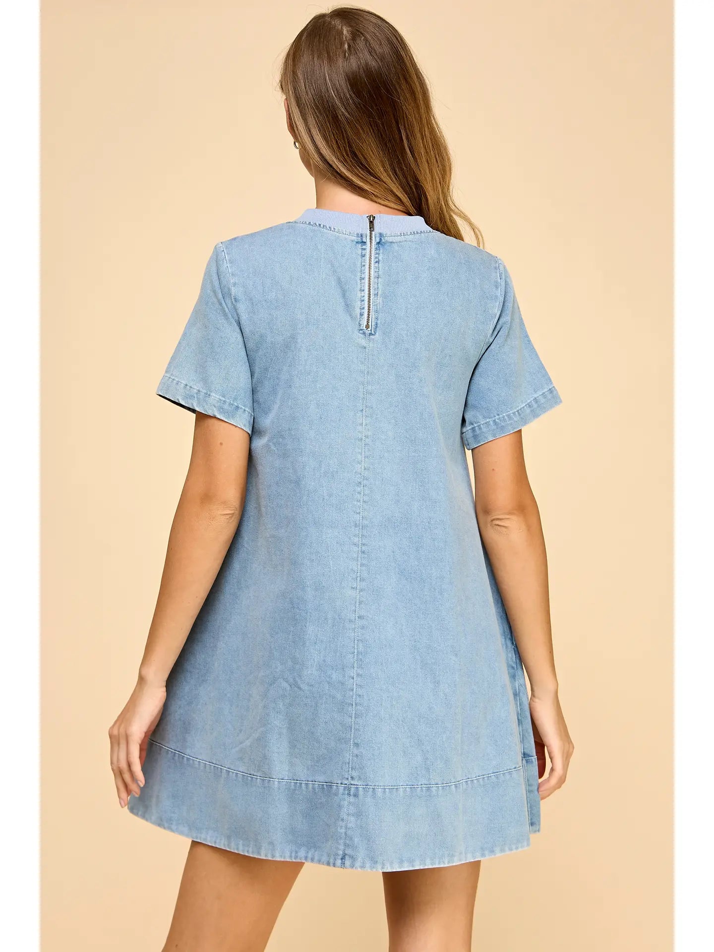everly denim dress