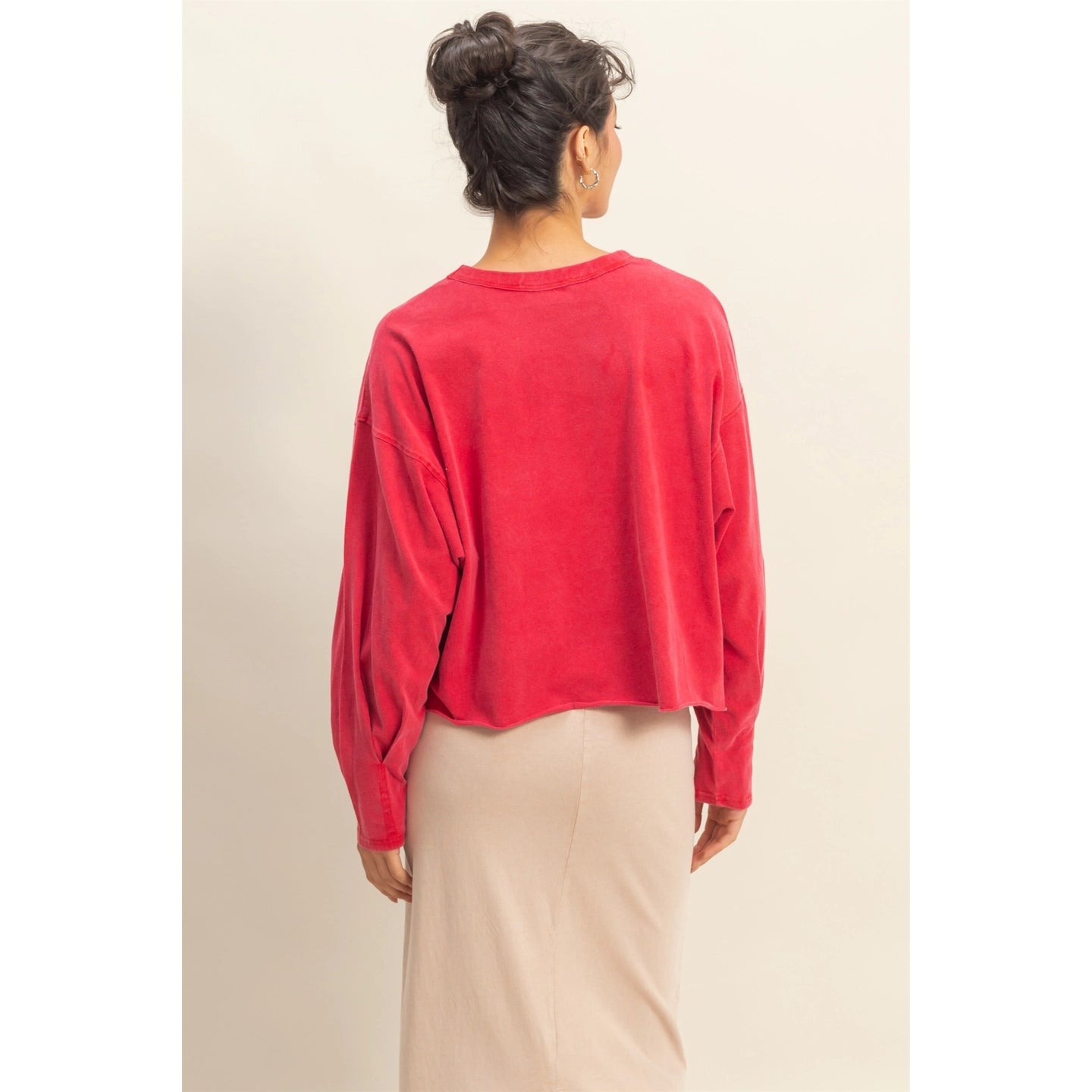 drew oversized tee
