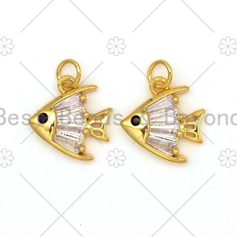diamond fish charm