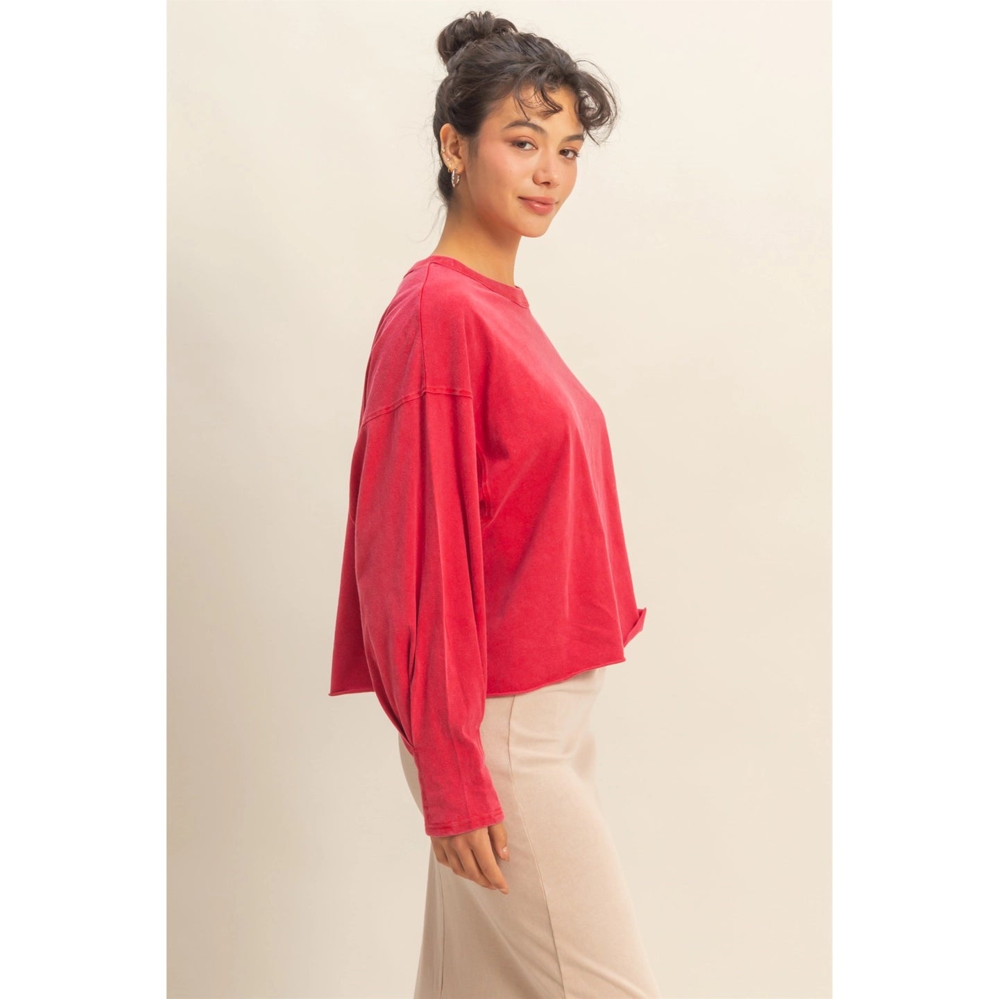 drew oversized tee