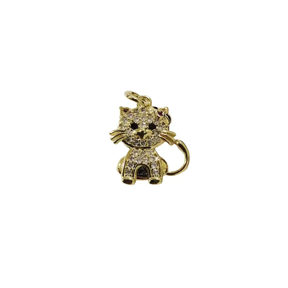 pave cat charm
