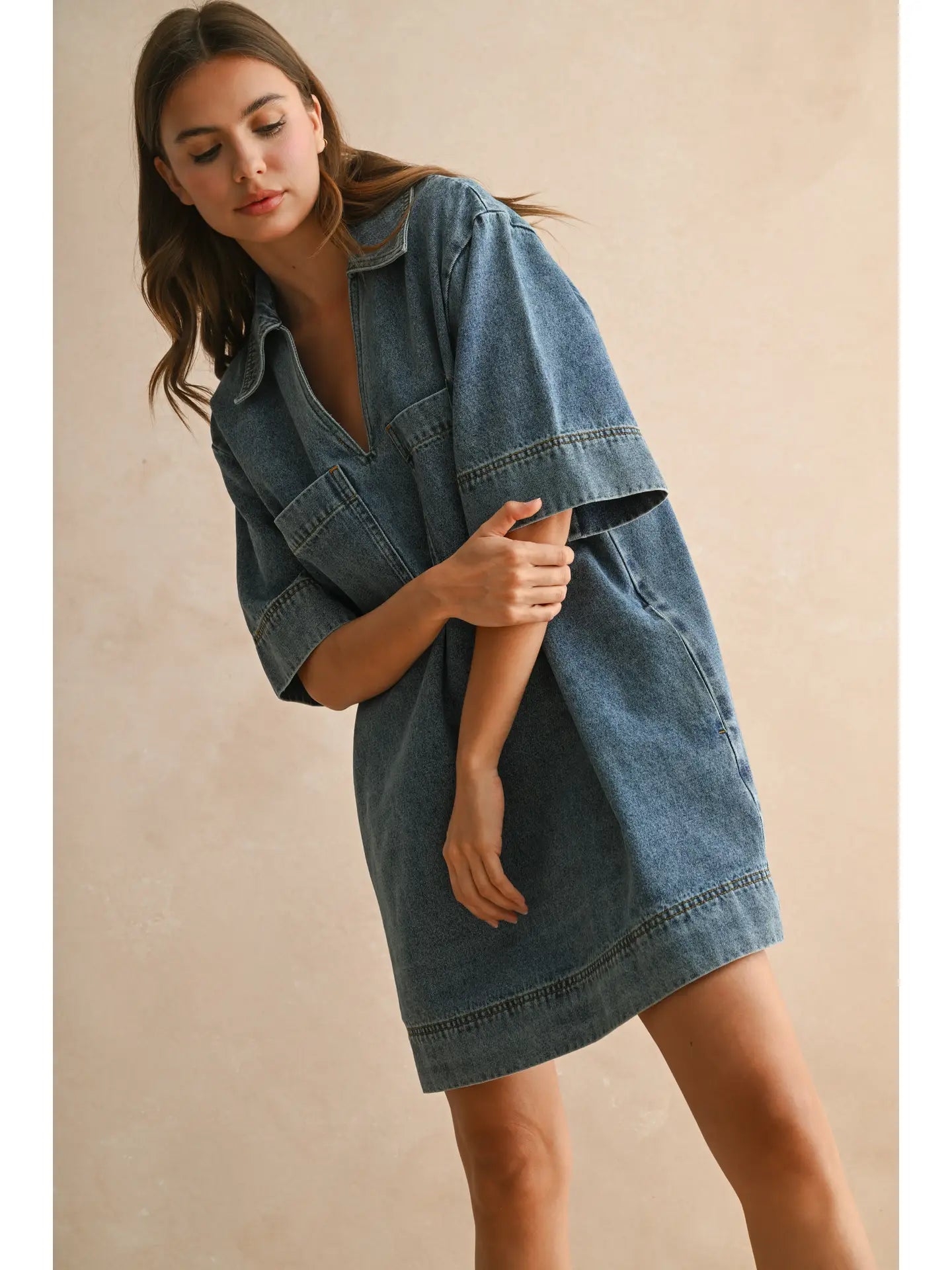 margo denim dress
