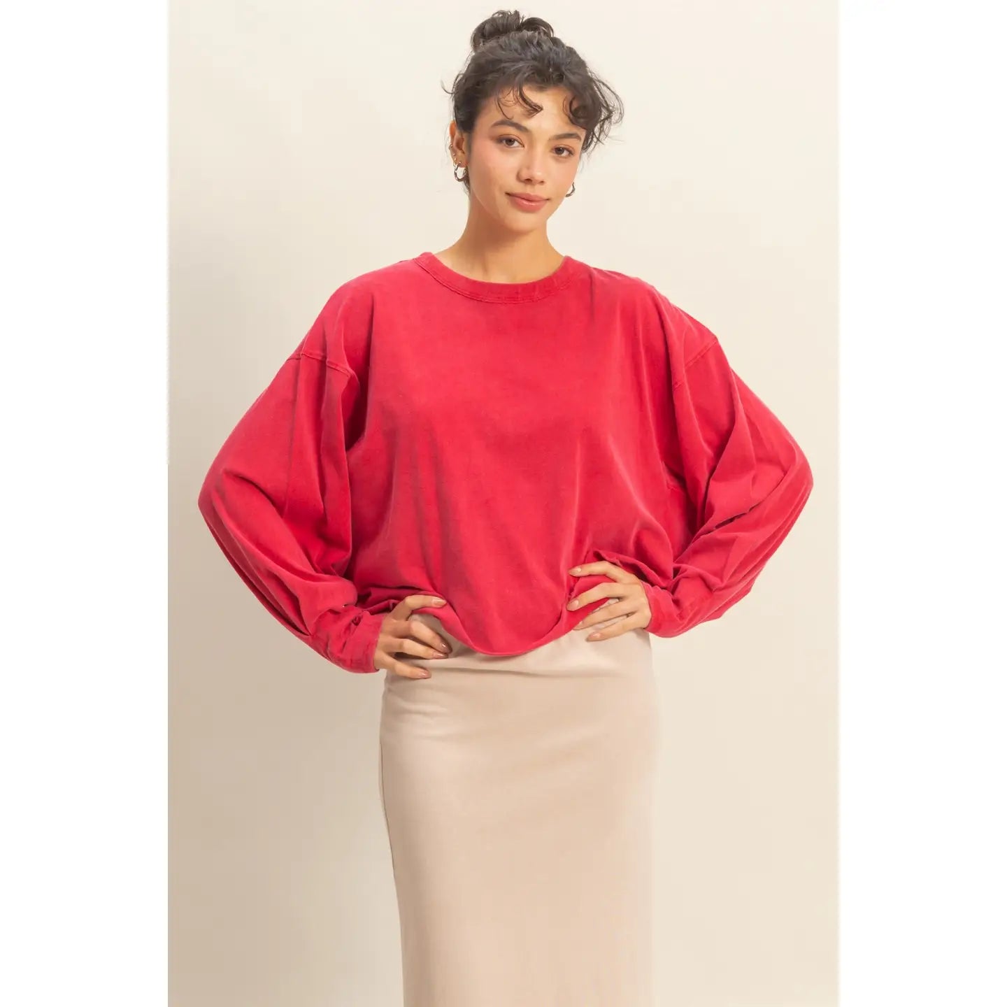 drew oversized tee