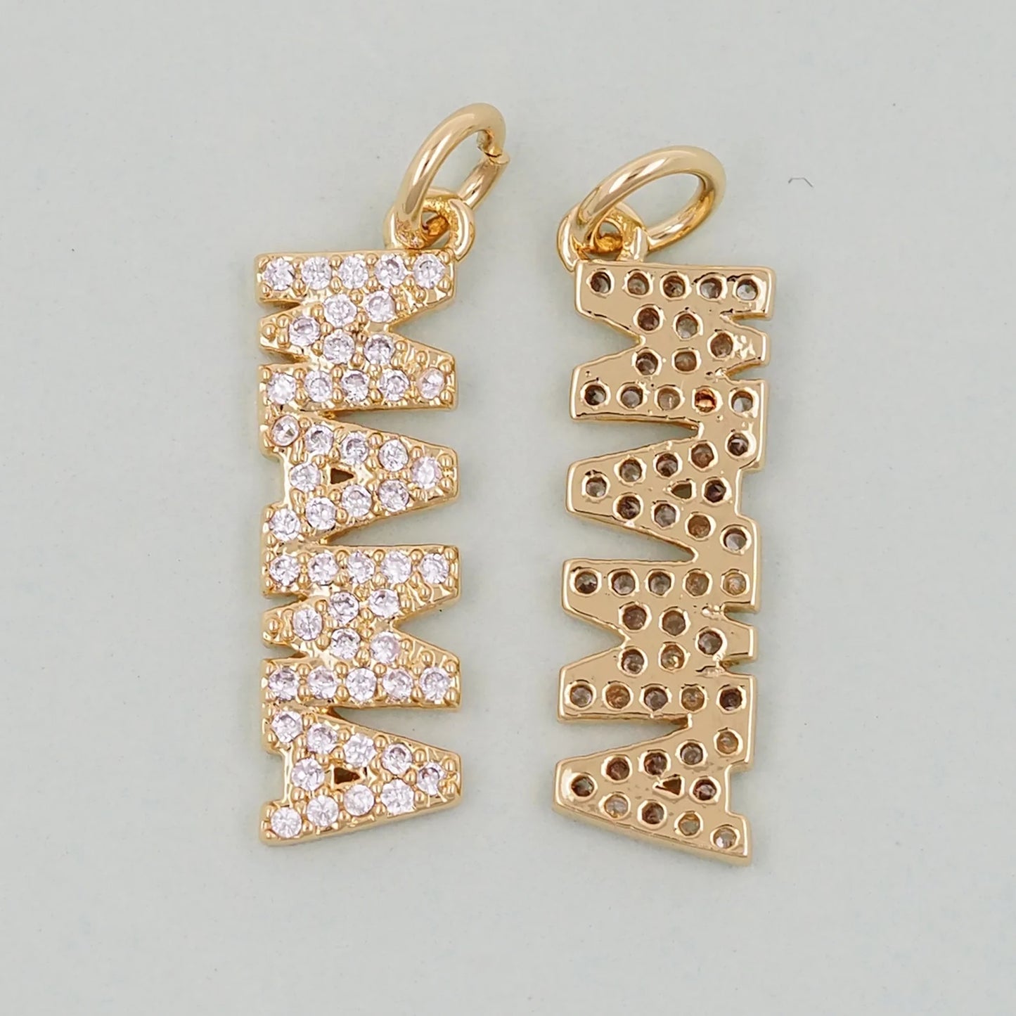 rhinestone mama charm