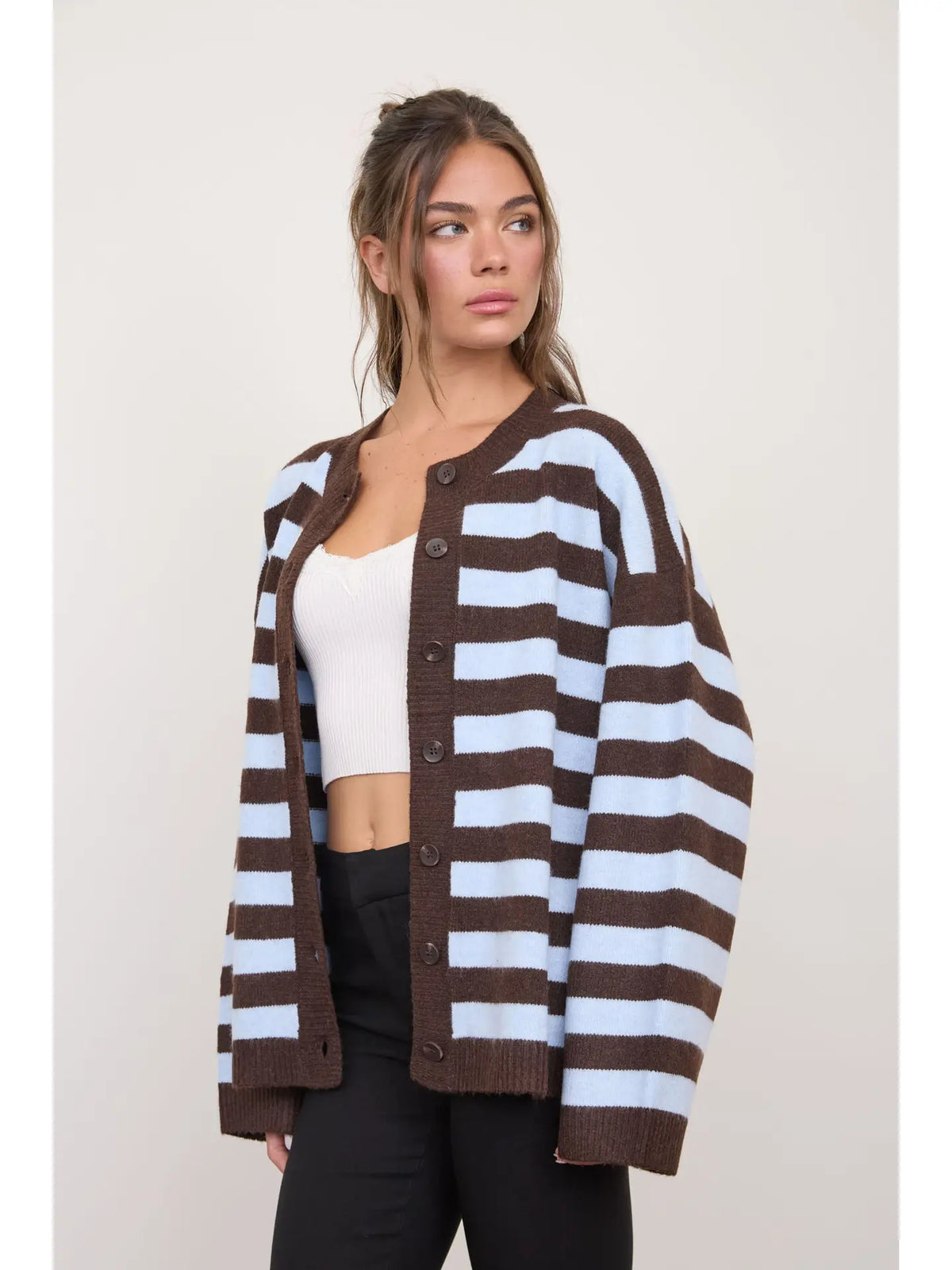 juliette striped cardigan