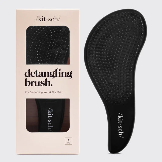 black detangling brush