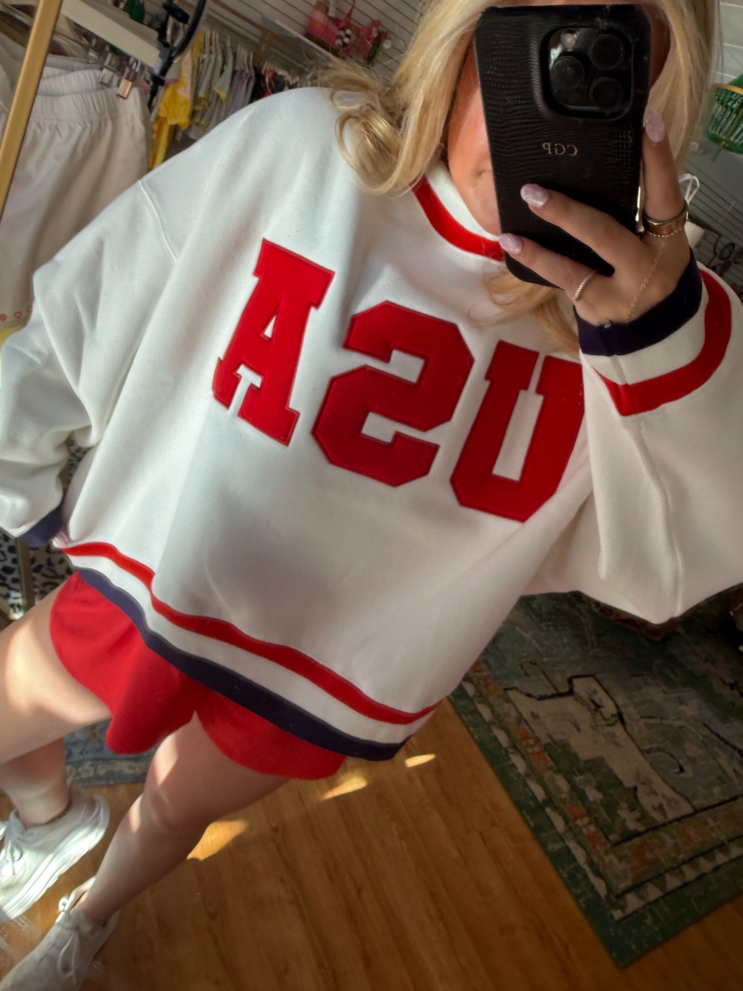 usa mock neck