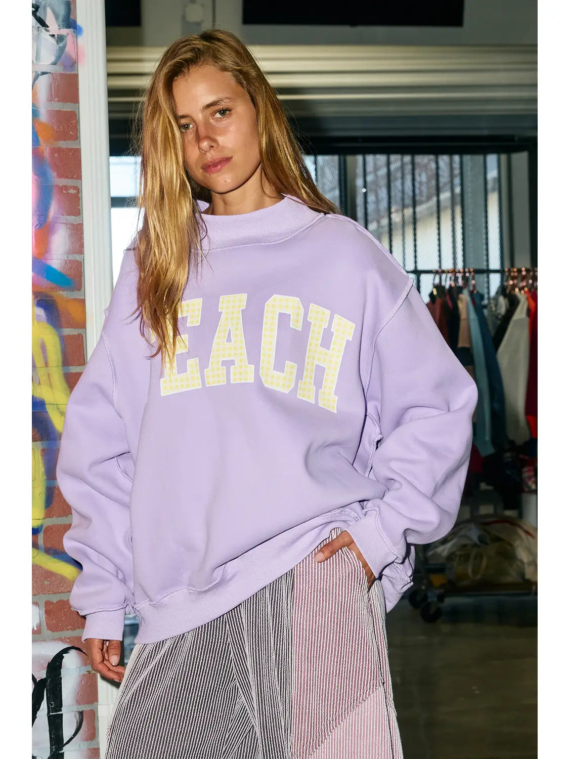 teach mock neck