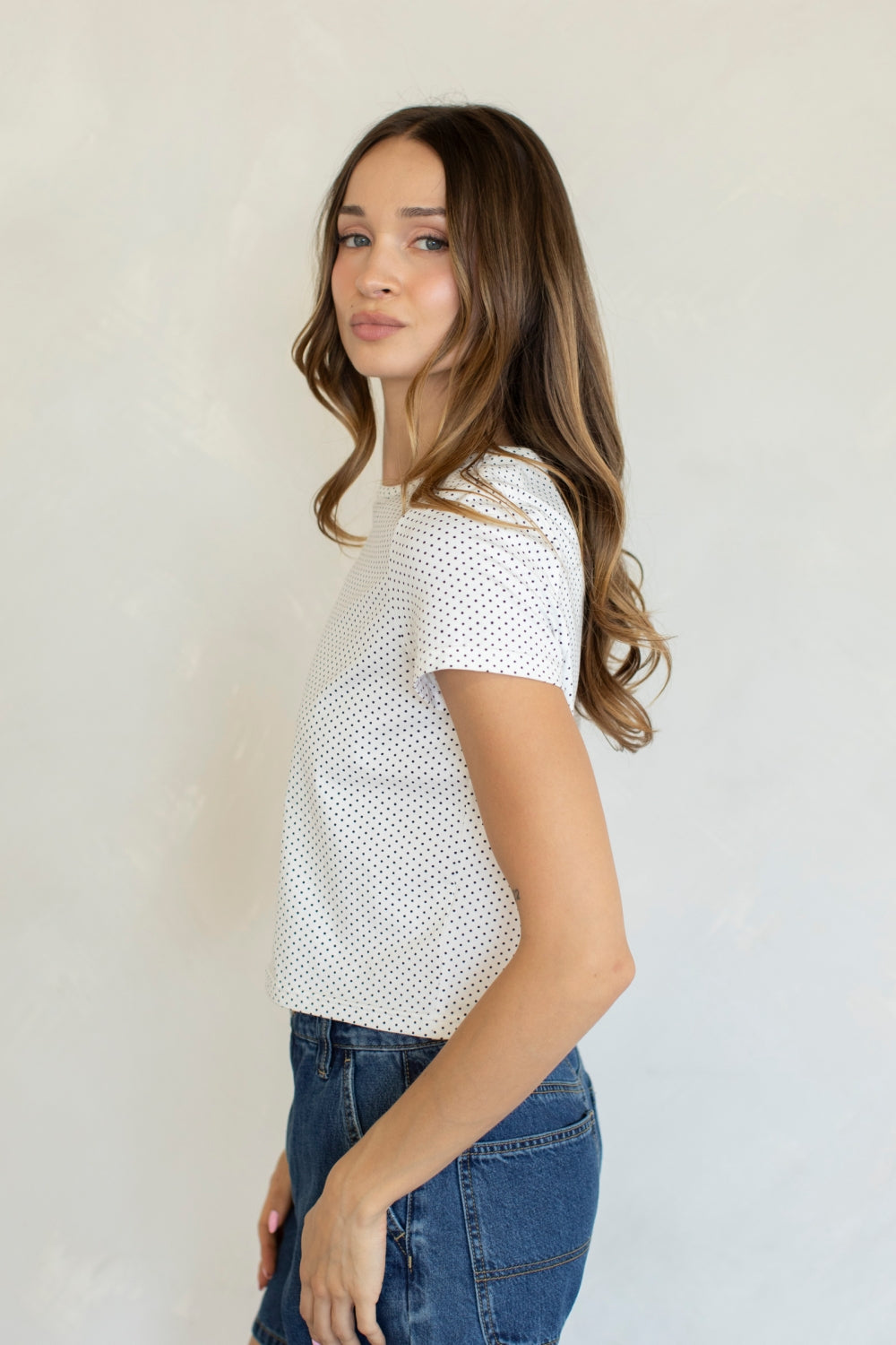 cove polka dot tee
