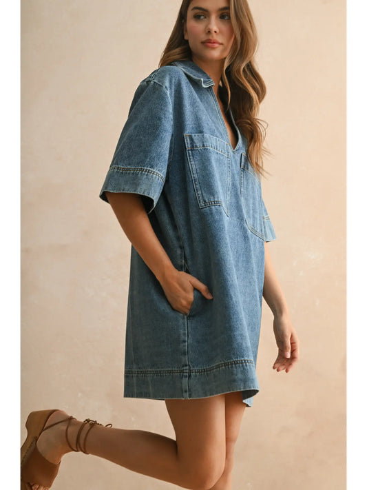 margo denim dress