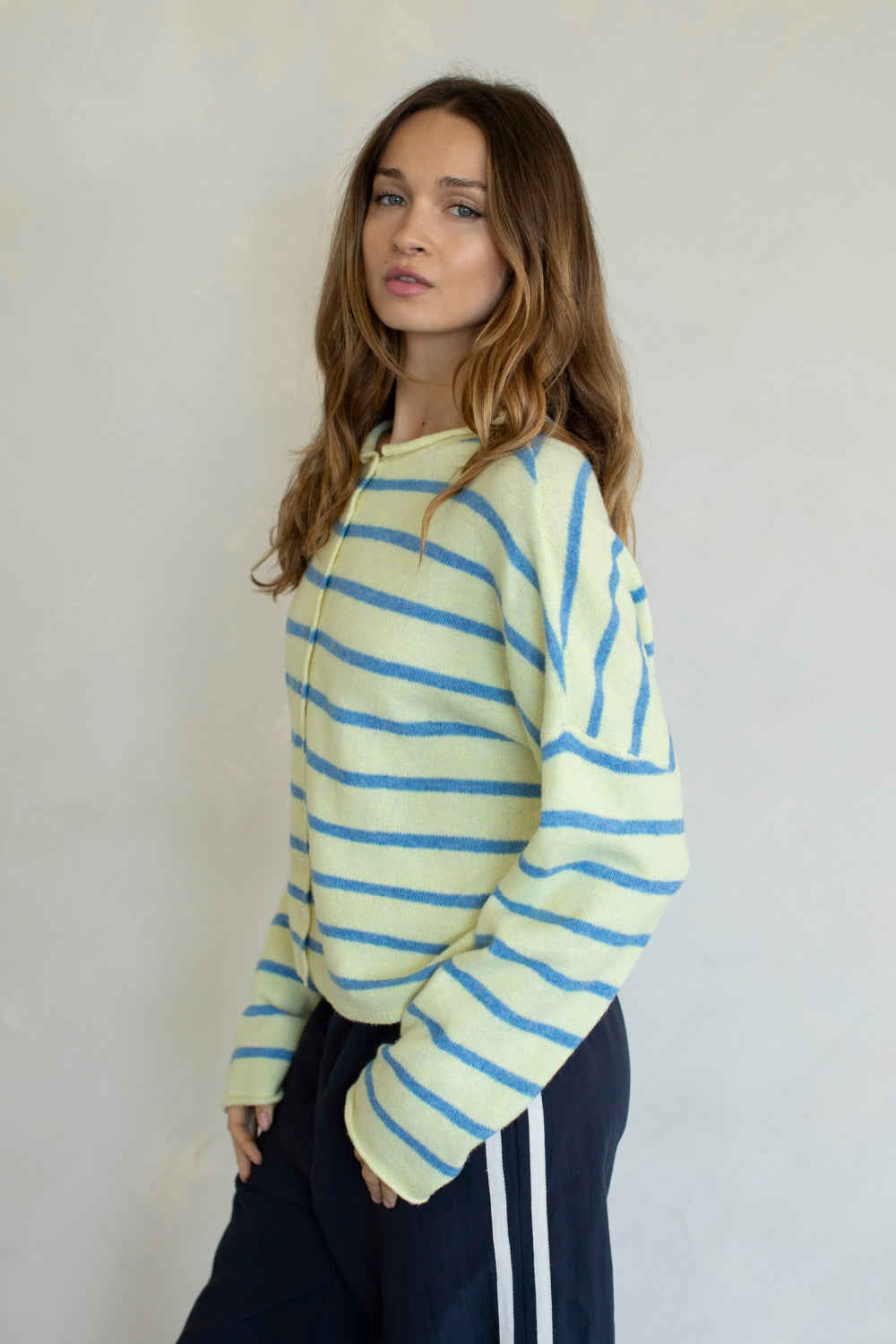 cabana striped cardigan