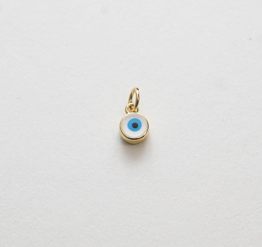 mini evil eye charm