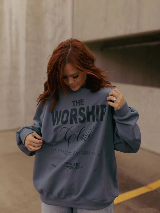 worship club crewneck